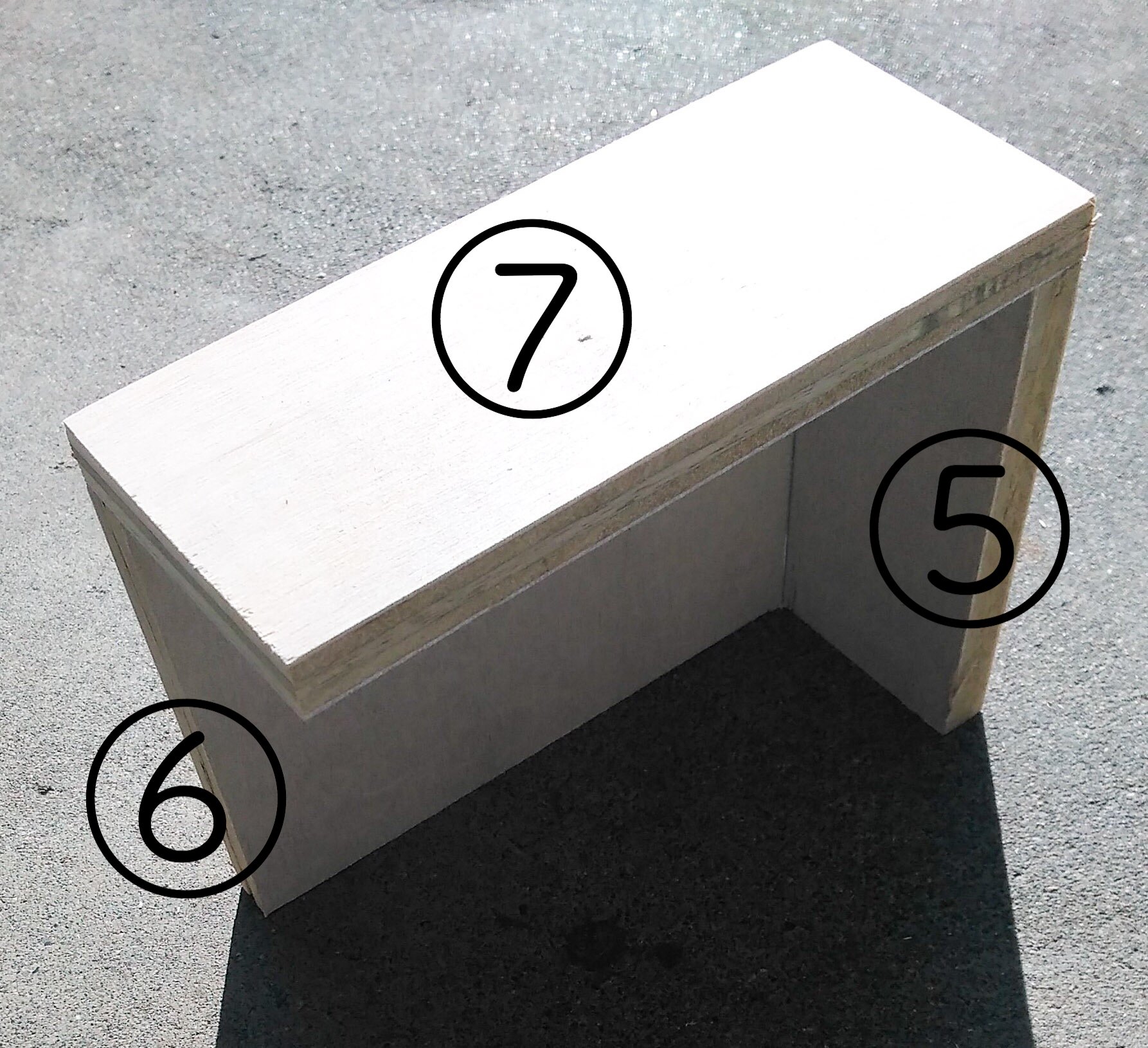 引き出しを固定した様子